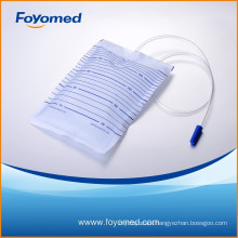 Best-sale and Great Quality 2000ml Urinary Drainage Bag with CE,ISO Certification